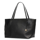 Sprout Tote Large Leather Vintage Bag - Black