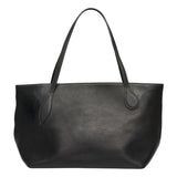 Sprout Tote Large Leather Vintage Bag - Black