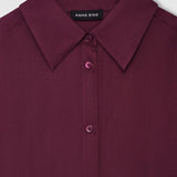 Bridget Silk-Blend Shirt - Fig