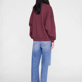 Miles Letterman Sweatshirt - Fig