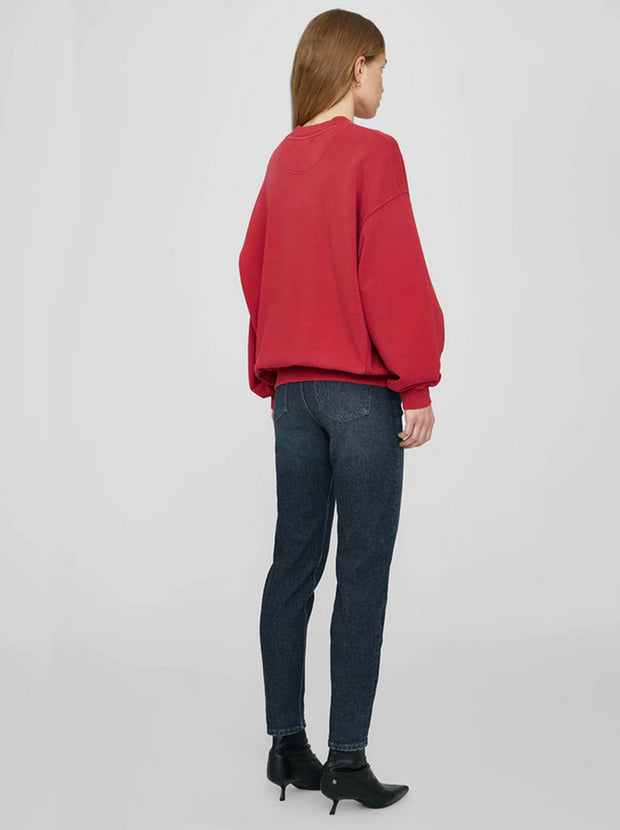 Jaci Oversized Anine Bing Sweatshirt - Red