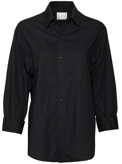 Kayla Cotton Shirt - Black