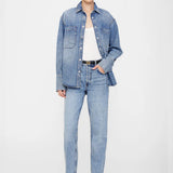 Benson High-Rise Straight Leg Jean - Vintage Indigo