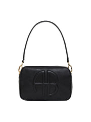 Lili Leather Bag - Black Pebbled