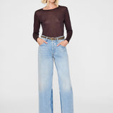 Nicola Leather Belt - Leopard Calf Hair