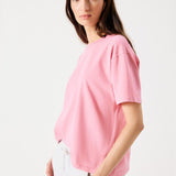 Fizvalley Cotton T-Shirt - Vintage Wild Rose
