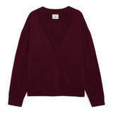 Lee Cashmere Sweater - Burgundy