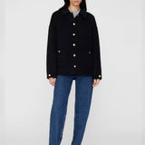 Luca Cashmere-Blend Jacket - Black