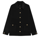 Luca Cashmere-Blend Jacket - Black