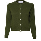 Margot Cashmere Cardigan - Olive
