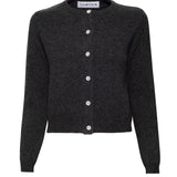 Margot Cashmere Cardigan - Stone Grey