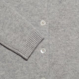 Margot Cashmere Cardigan - Light Heather Grey