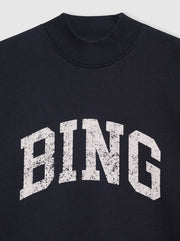 Bradie Crew-Neck Sweatshirt - Navy Bing