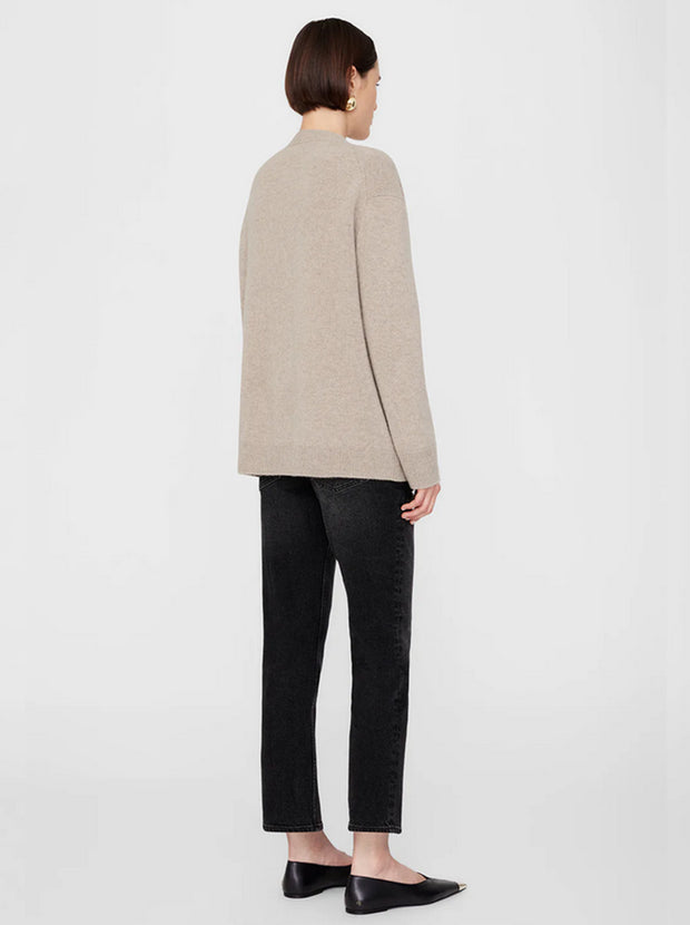 Jackson Cashmere Cardigan - Brown