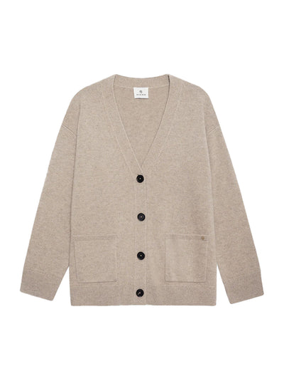 Jackson Cashmere Cardigan - Brown