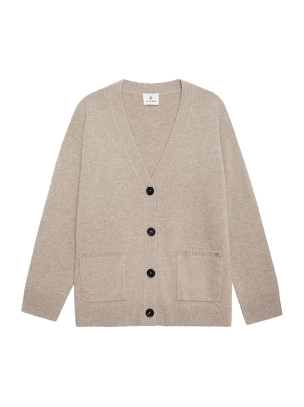 Jackson Cashmere Cardigan - Brown