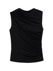 Lucia High-Neck Top - Black