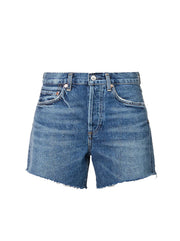 Annabelle Long Denim Short - Amaretto