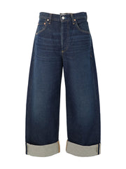 Ayla Baggy Cuffed Crop Jean - Bravo