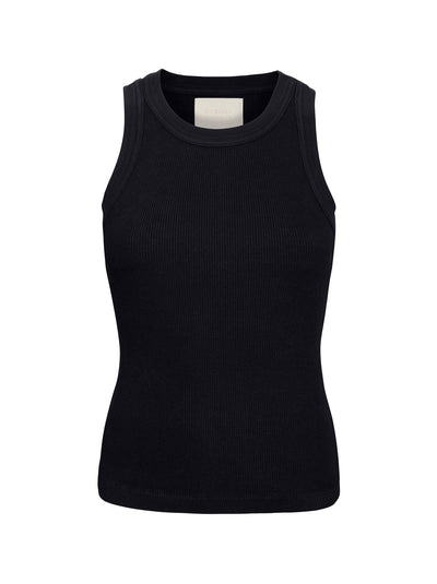 Isabel Rib Tank - Navy