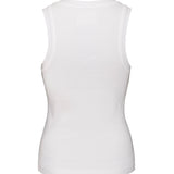 Isabel Rib Tank - White