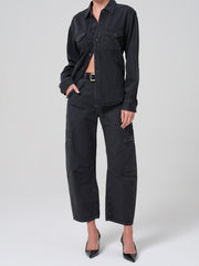 Marcelle Low Slung Easy Cargo - Washed Black