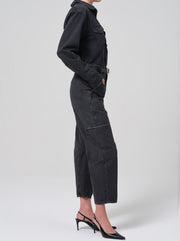 Marcelle Low Slung Easy Cargo - Washed Black