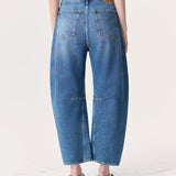 Charlie High-Rise Barrel Leg Jean - Accord