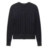 Francesca Merino Wool-Blend Cardigan - Charcoal
