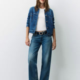 Saige Low-Rise Full Straight - Echo