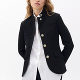 Slade Ponte Slim-Fit Blazer - Black