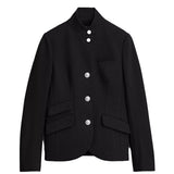 Slade Ponte Slim-Fit Blazer - Black