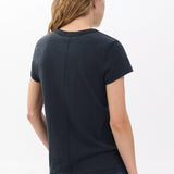 The Slub Crew Neck Tee - Black