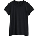 The Slub Crew Neck Tee - Black