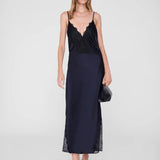 Judy Dress - Navy/Black Lace