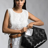 Botteghe Woven Bag - Black