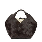 Botteghe Woven Bag - Dark Brown