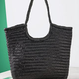 NS Diagonal Triple Jump Tote - Black