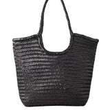 NS Diagonal Triple Jump Tote - Black