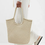 NS Diagonal Triple Jump Tote - Pearl