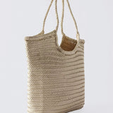 NS Diagonal Triple Jump Tote - Pearl