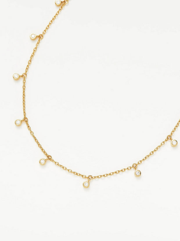 Gold interstellar drop choker Clearance