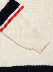 Panama Casablanca Knit Crew Sweater - White