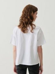 Fizvalley Crew-Neck Cotton T-Shirt - White