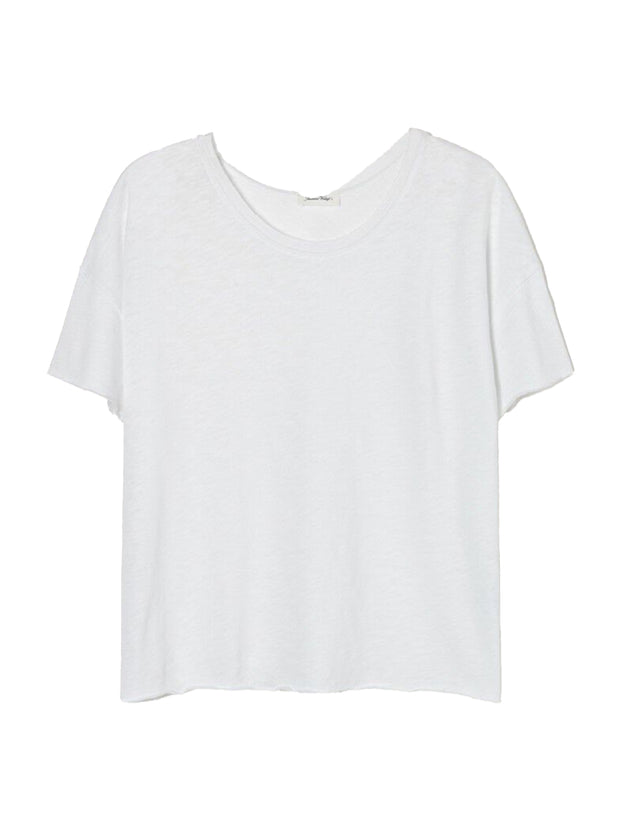 Sonoma Relaxed Fit Cotton T-Shirt - White