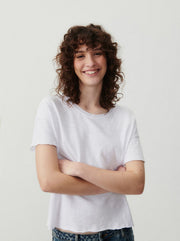 Sonoma Relaxed Fit Cotton T-Shirt - White