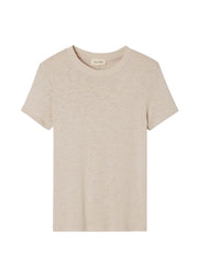 Sonoma Fitted Cotton T-Shirt - Mastic Vintage