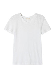 Sonoma Fitted Cotton T-Shirt - White