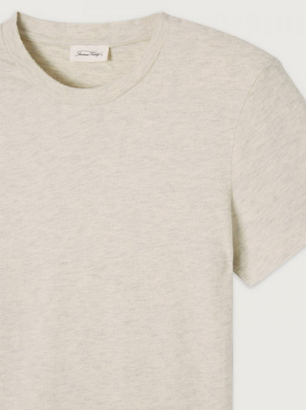 Ypawood Round-Neck T-Shirt - Heather Grey