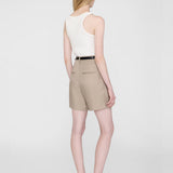 Carrie Linen-Blend Short - Oatmeal